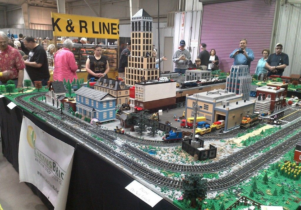 Great Train Show (Feb 2016) - Overview of city side