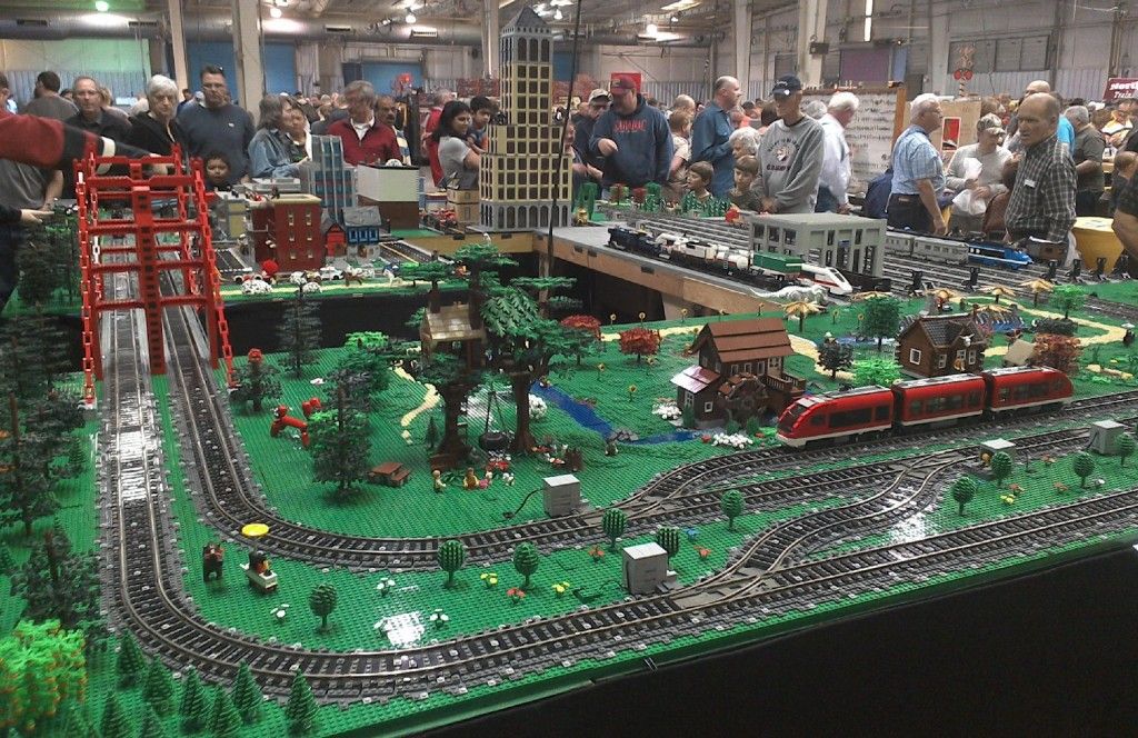 Great Train Show (Feb 2016) - Overview of park side